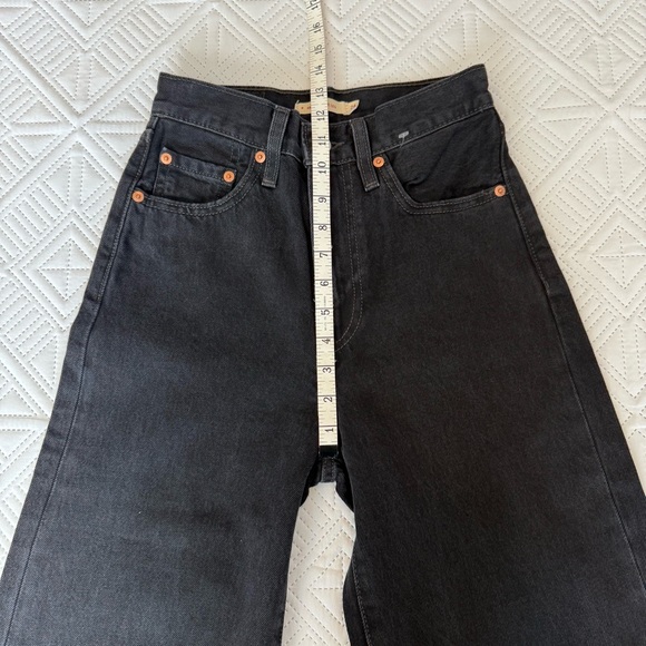 Levi's® Premium RIBCAGE WIDE LEG WOMEN'S JEANS Size 24 - Picture 6 of 12